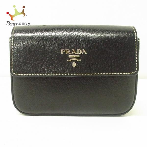 プラダ PRADA ポーチ - 1N1615 黒 レザー  値下げ 20231202