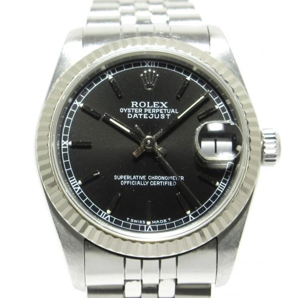 ロレックス ROLEX 腕時計 デイトジャスト 68274 レディース SS×K18WG/18コマ ...