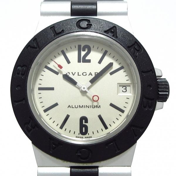 ブルガリ BVLGARI 腕時計 美品 アルミニウム AL32A ボーイズ アイボリー 新着 202...