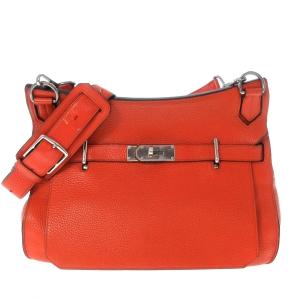 エルメス HERMES ショルダーバッグ ジプシエール34 オレンジ シルバー金具 トリヨンクレマンス 新着 20240421