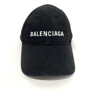 バレンシアガ BALENCIAGA キャップ - 黒×白 コットン 新着 20240522｜brandear