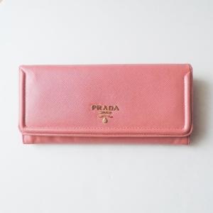 プラダ PRADA 長財布 - 1M1132 ピンク レザー 新着 20240329