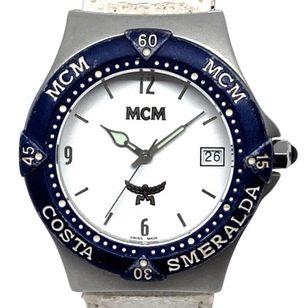 エムシーエム 腕時計 - 訳あり レディース 白 新着 20240522 MCM