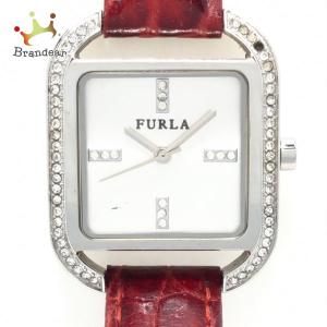 フルラ FURLA 腕時計 - レディース 型押し加工 シルバー  値下げ 20240323