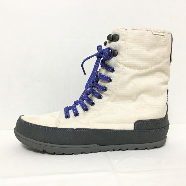 パタゴニア Patagonia ブーツ US6.5 レディース - アイボリー×グレー ナイロン×化...