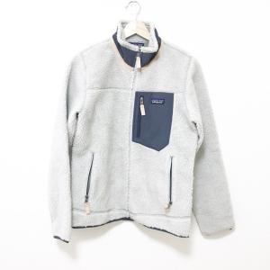 パタゴニア Patagonia ブルゾン サイズS メンズ 美品 - アイボリー×ダークネイビー 長袖/冬 新着 20240418｜brandear