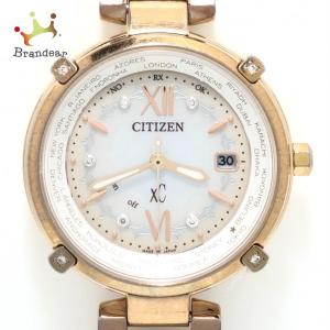 シチズン CITIZEN 腕時計 XC(クロスシー) H240-T020151 レディース ホワイト...