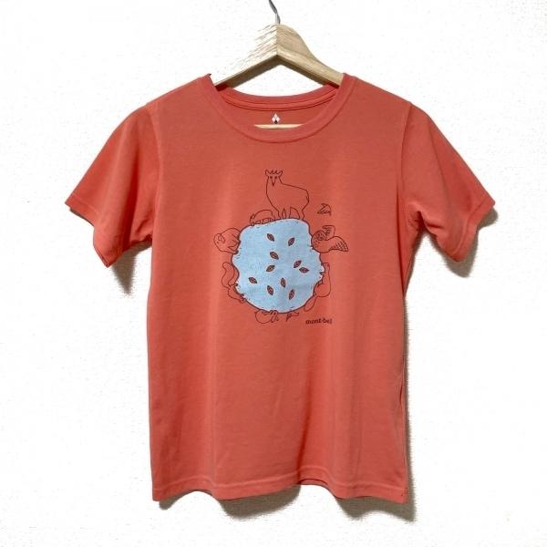 モンベル mont-bell 半袖Tシャツ サイズS レディース 美品 - オレンジ クルーネック ...