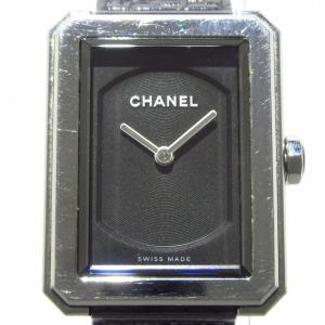 シャネル CHANEL 腕時計 ボーイフレンドツイード H5317 レディース 黒 新着 20240...