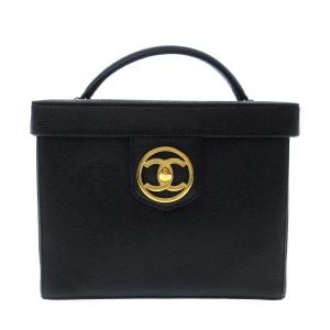 シャネル CHANEL バニティバッグ レディース - A01999 黒 ゴールド金具/ミラー付/ターンロック  値下げ 20240322｜brandear