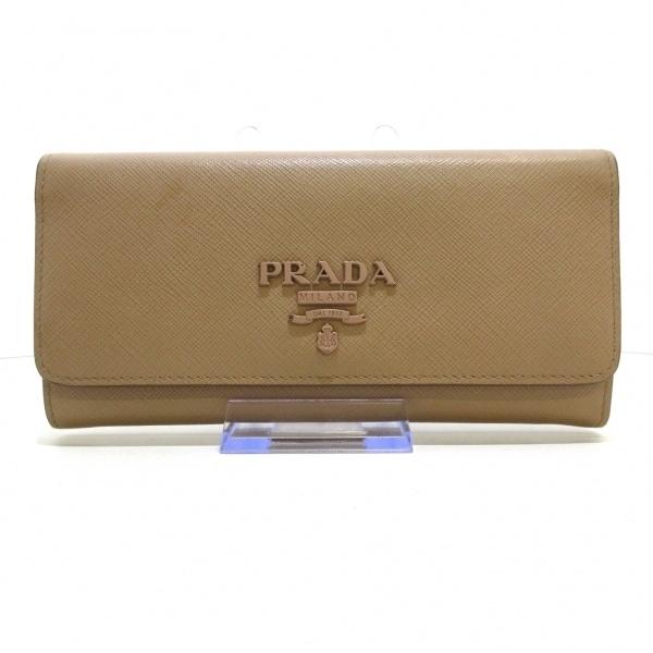 プラダ PRADA 長財布 - 1MH132 ピンクベージュ サフィアーノレザー  値下げ 2024...