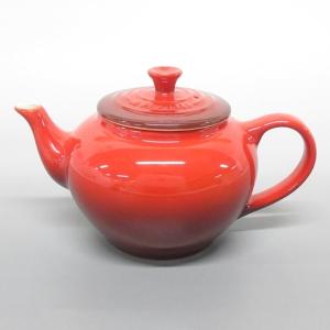 ルクルーゼ LE CREUSET 食器 新品同様 レッド ポット 陶器 新着 20240501｜brandear