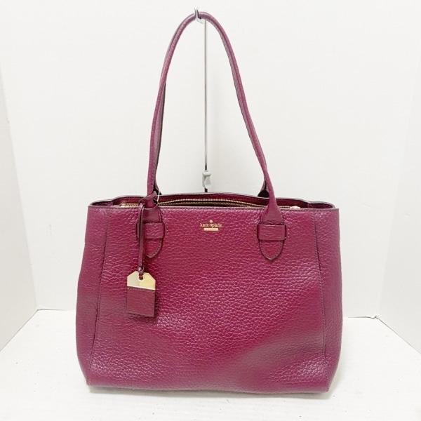 ケイトスペード Kate spade トートバッグ - PXRU7732 ボルドー レザー  値下げ...