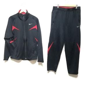 ナイキ NIKE メンズセットアップ メンズ - 黒×レッド 新着 20240419