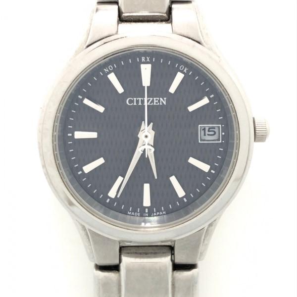 シチズン CITIZEN 腕時計 - H050-T018343 レディース エコドライブ/電波 黒 ...