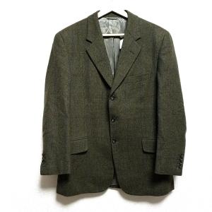 ハケット Hackett ジャケット メンズ - カーキ×ネイビー×マルチ 長袖/チェック柄/秋/冬   スペシャル特価 20240510｜brandear