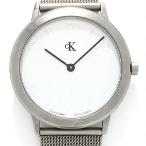 カルバンクライン CalvinKlein 腕時計 - K3111/K3112 メンズ シルバー   スペシャル特価 20240525｜brandear