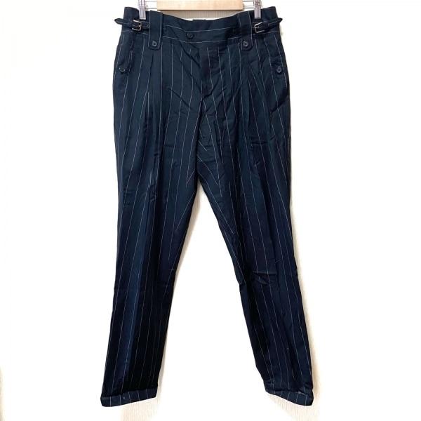 ドルチェアンドガッバーナ パンツ サイズ50 M メンズ - 黒 フルレングス/ストライプ   スペ...