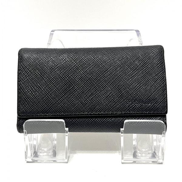 プラダ PRADA キーケース - ダークネイビー 6連フック レザー 新着 20240301