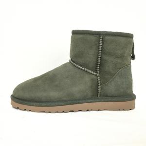 アグ UGG ショートブーツ 22 レディース クラシック ミニ 5854 グリーン ムートン 新着 20240322｜brandear