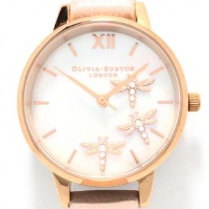 オリビアバートン Olivia Burton 腕時計 - OB067 レディース トンボ ホワイトシェル 新着 20240502｜brandear