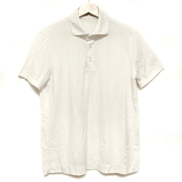 クルチアーニ Cruciani 半袖ポロシャツ サイズ48 XL メンズ - 白 新着 202404...