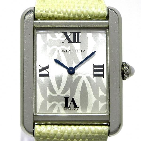 カルティエ Cartier 腕時計 タンクソロSM W1019555 レディース 2006年クリスマ...