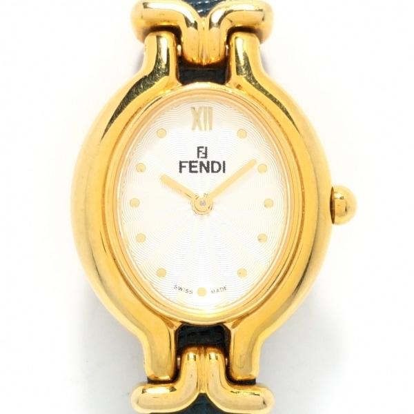 フェンディ FENDI 腕時計 - 640L レディース 白  値下げ 20240509