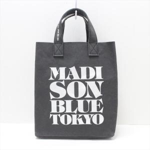 マディソンブルー MADISON BLUE トートバッグ - 黒×シルバー ペーパー 新着 20240411｜brandear