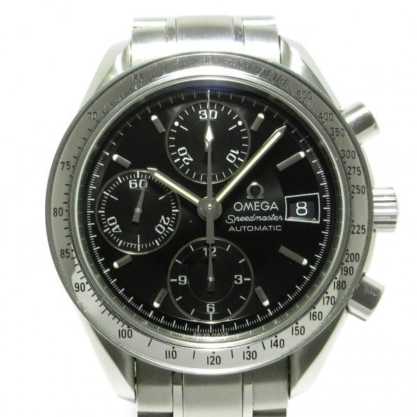オメガ OMEGA 腕時計 スピードマスター デイト 3513.50 メンズ SS/クロノグラフ 黒...