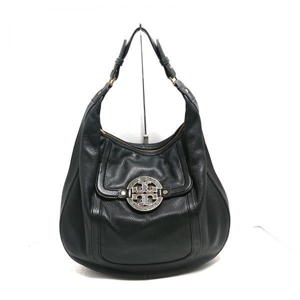 トリーバーチ TORY BURCH ショルダーバッグ アマンダ 黒 レザー 新着 20240508