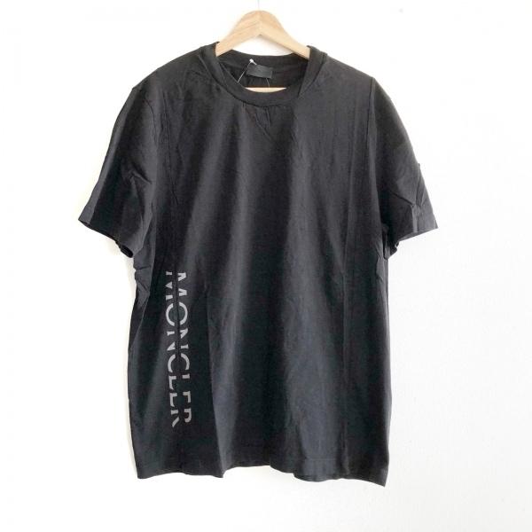 モンクレール MONCLER 半袖Tシャツ サイズL メンズ - 黒×ダークグレー 新着 20240...