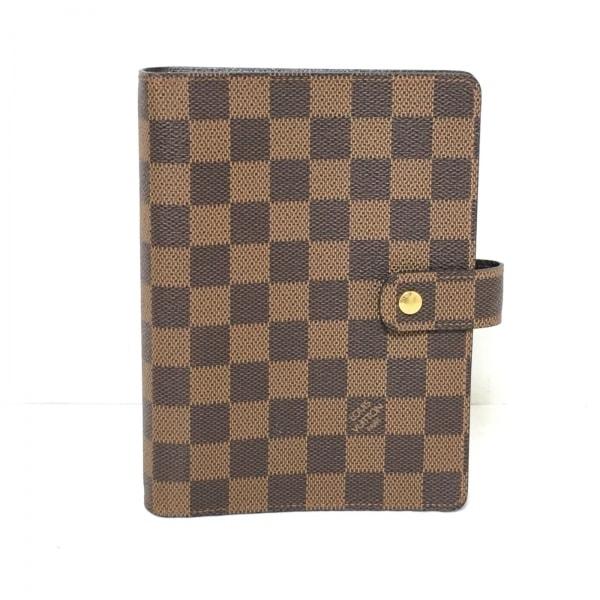 ルイヴィトン LOUIS VUITTON 手帳 ダミエ アジェンダMM R20701 エベヌ ダミエ...