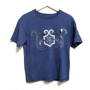 エルメス HERMES 半袖Tシャツ サイズ36 S レディース - ネイビー×黒×グレー クルーネック 新着 20240528｜brandear