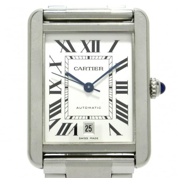 カルティエ Cartier 腕時計 タンクソロXL W5200028 メンズ SS シルバー 新着 ...