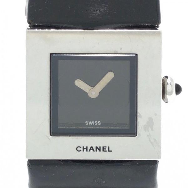 シャネル CHANEL 腕時計 マトラッセ F.E.68919 レディース 黒 新着 2024051...