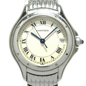 カルティエ Cartier 腕時計 パンテールクーガーSM レディース SS アイボリー 新着 20240520｜brandear