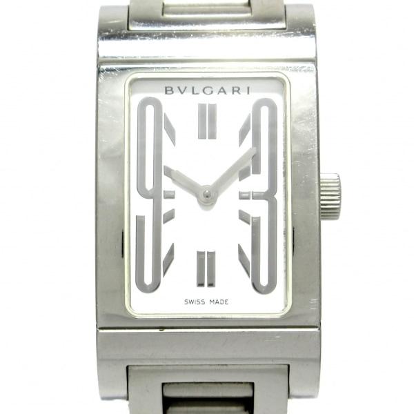 ブルガリ 腕時計 レッタンゴロ RT39S レディース 白 新着 20240521 BVLGARI