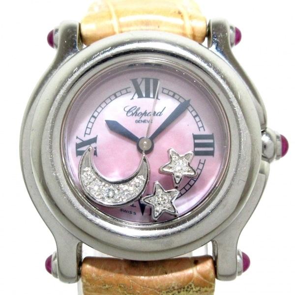 ショパール Chopard 腕時計 ハッピースポーツ 27/8245-42 レディース ピンクシェル...