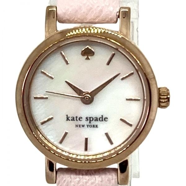 ケイト Kate spade 腕時計 美品 - 0769 レディース 白 新着 20240521