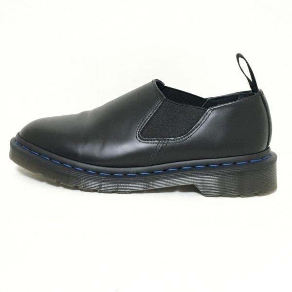 ドクターマーチン Dr.Martens シューズ UK4 レディース 黒 サイドゴア レザー 新着 ...