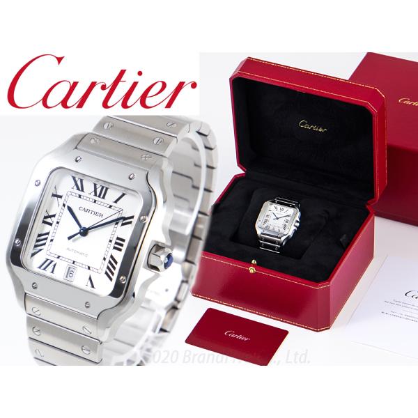 極美品 カルティエ Cartier サントス ドゥ カルティエ ウォッチ WSSA0018 メンズ腕...
