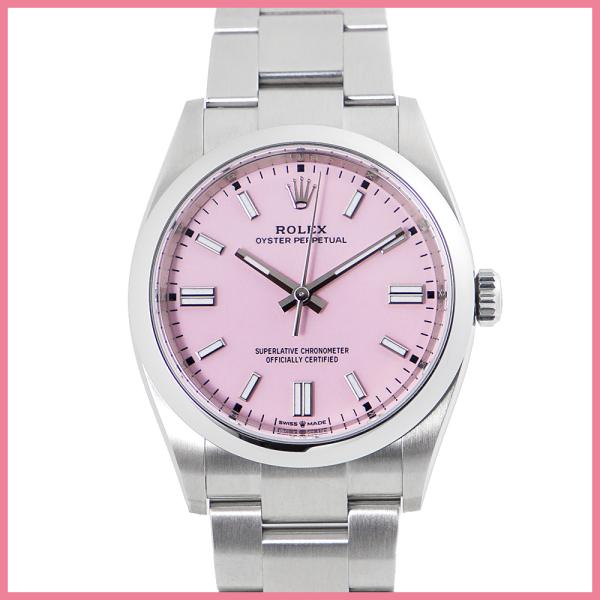 ロレックス オイスターパーペチュアル 36 126000 キャンディピンク 腕時計 自動巻き 男女兼...