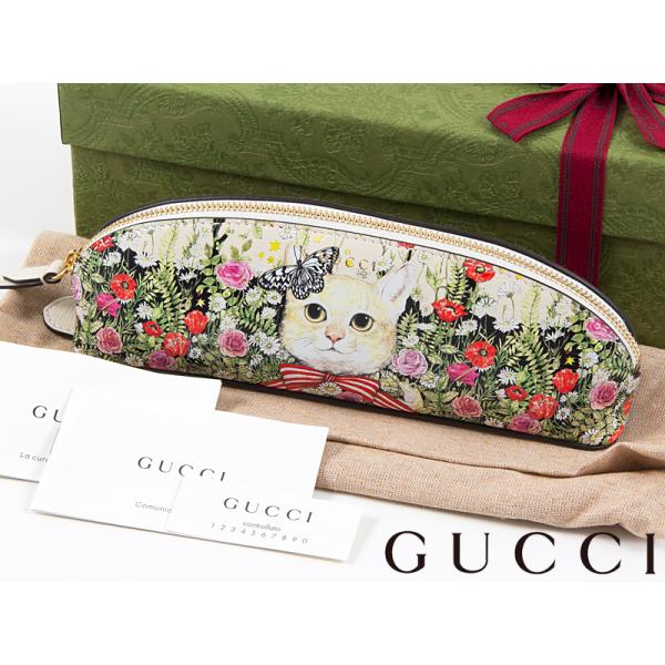 GUCCI グッチ並木限定コレクション ヒグチユウコ コラボ ペンケース 小物入 袋 箱付 未使用