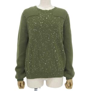 DRAWER（ドゥロワー） 美品 9G畦編みクルーネックニット 6513-105-0922