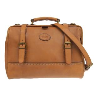 HERZ 美品 ヘルツ キャメル レザー 2way ドクターズ ショルダー ハンド  