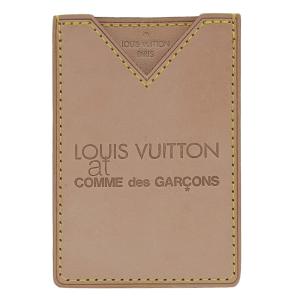 美品 ルイヴィトン コムデギャルソン 2008年限定 LOUIS VUITTON at COMME des GARCONS レザー カード ケース ホルダー メンズ レディース｜brandgoen