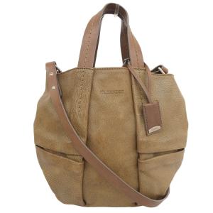 美品 JIL SANDER ジルサンダー レザー ショルダーバッグ ブラック 