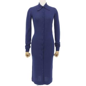 ジルサンダー JIL SANDER 配色ステッチ ワンピース ウール ジップ