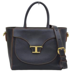 美品 トッズ ジョイ レザー グレージュ トートバッグ グレー ブラウン